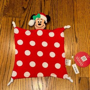 Little Sleepies Bamboo Disney Minnie Mouse Red and White Polka Dot Lovey